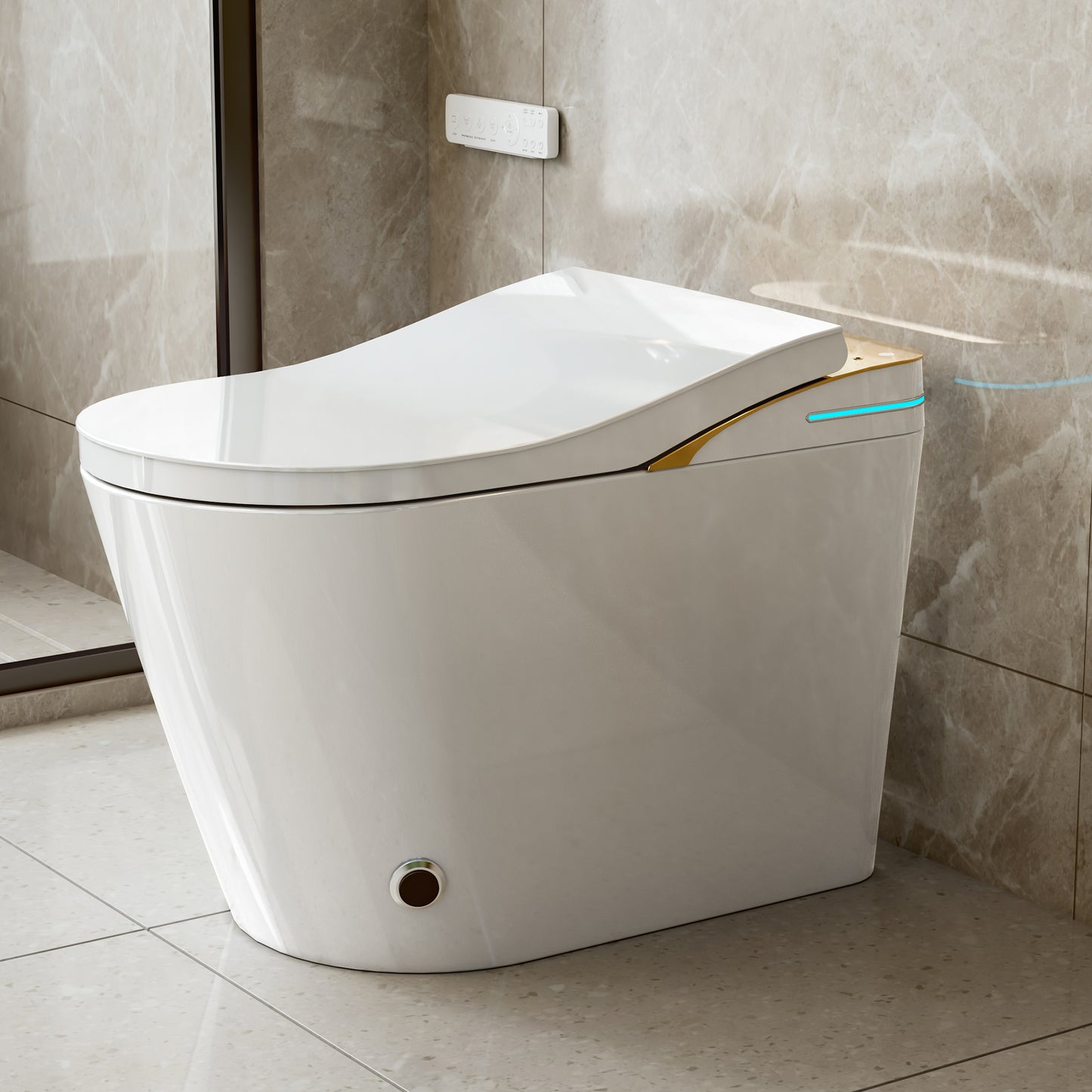 Loniko K1 Smart Toilet, One-Piece Bidet, Heated Seat & Auto Flush