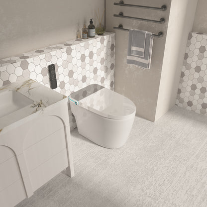 Loniko ST001 Auto Open/Close Lid Smart Toilet Bidet with Built-in Tank, Auto Flush & Wash