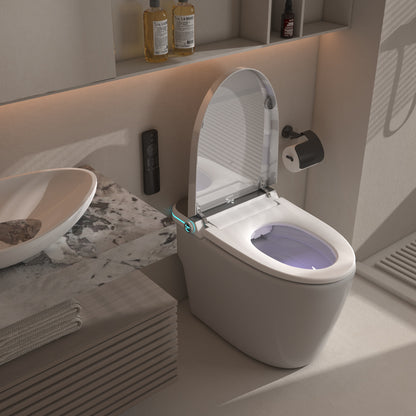 Loniko ST001 Auto Open/Close Lid Smart Toilet Bidet with Built-in Tank, Auto Flush & Wash