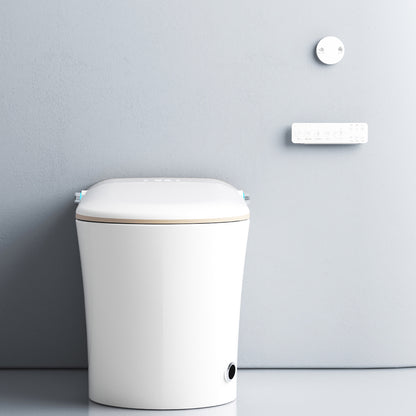 Loniko U2 Auto Open & Close Smart Bidet Toilet with Foot sensor, Tankless Toilet with Auto Flushing