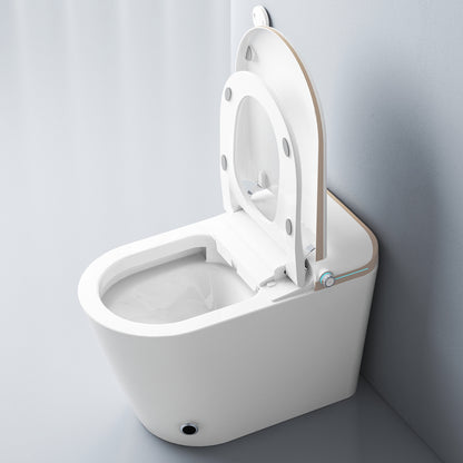 Loniko U2 Auto Open & Close Smart Bidet Toilet with Foot sensor, Tankless Toilet with Auto Flushing