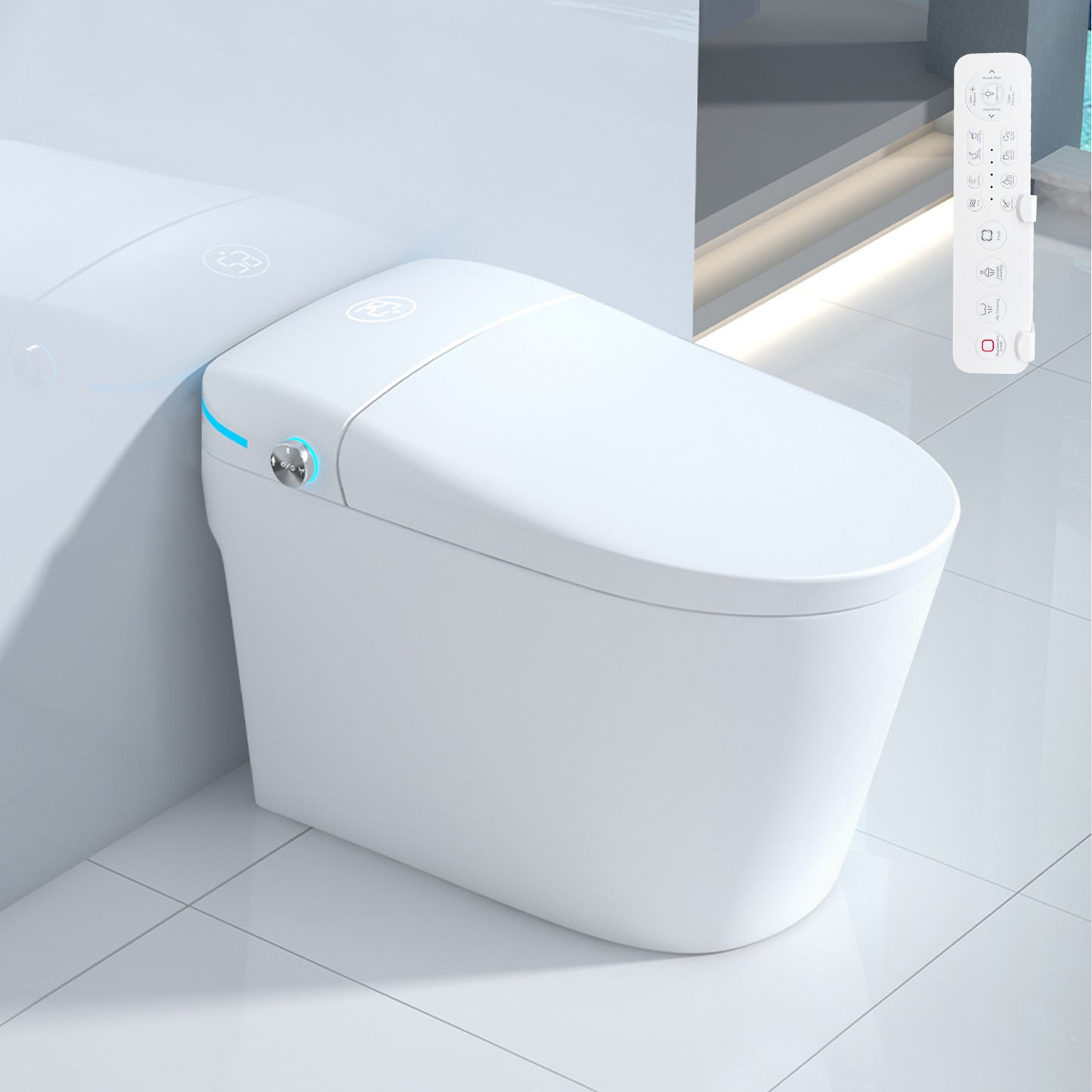 Loniko ST001-1 Auto Open/Close Lid Smart Toilet Bidet with Built-in Tank