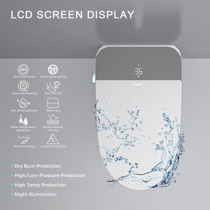 Loniko ST001 Auto Open/Close Lid Smart Toilet Bidet with Built-in Tank, Auto Flush & Wash