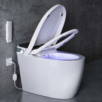 Loniko W4 Smart Toilet with Bidet Built In, One-Piece Tankless Design with Remote