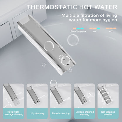 Loniko ST001-1 Auto Open/Close Lid Smart Toilet Bidet with Built-in Tank