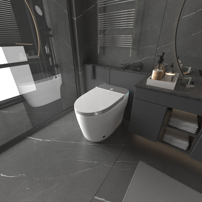 Loniko ST001 Auto Open/Close Lid Smart Toilet Bidet with Built-in Tank, Auto Flush & Wash