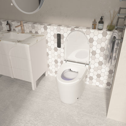 Loniko ST001 Auto Open/Close Lid Smart Toilet Bidet with Built-in Tank, Auto Flush & Wash