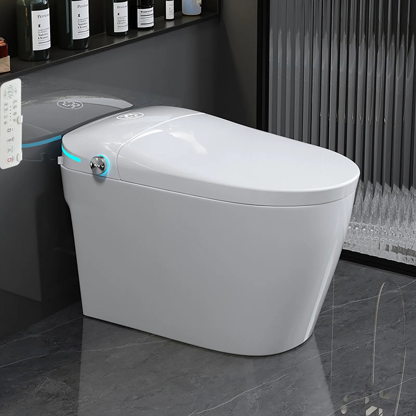 Loniko ST001-1 Auto Open/Close Lid Smart Toilet Bidet with Built-in Tank