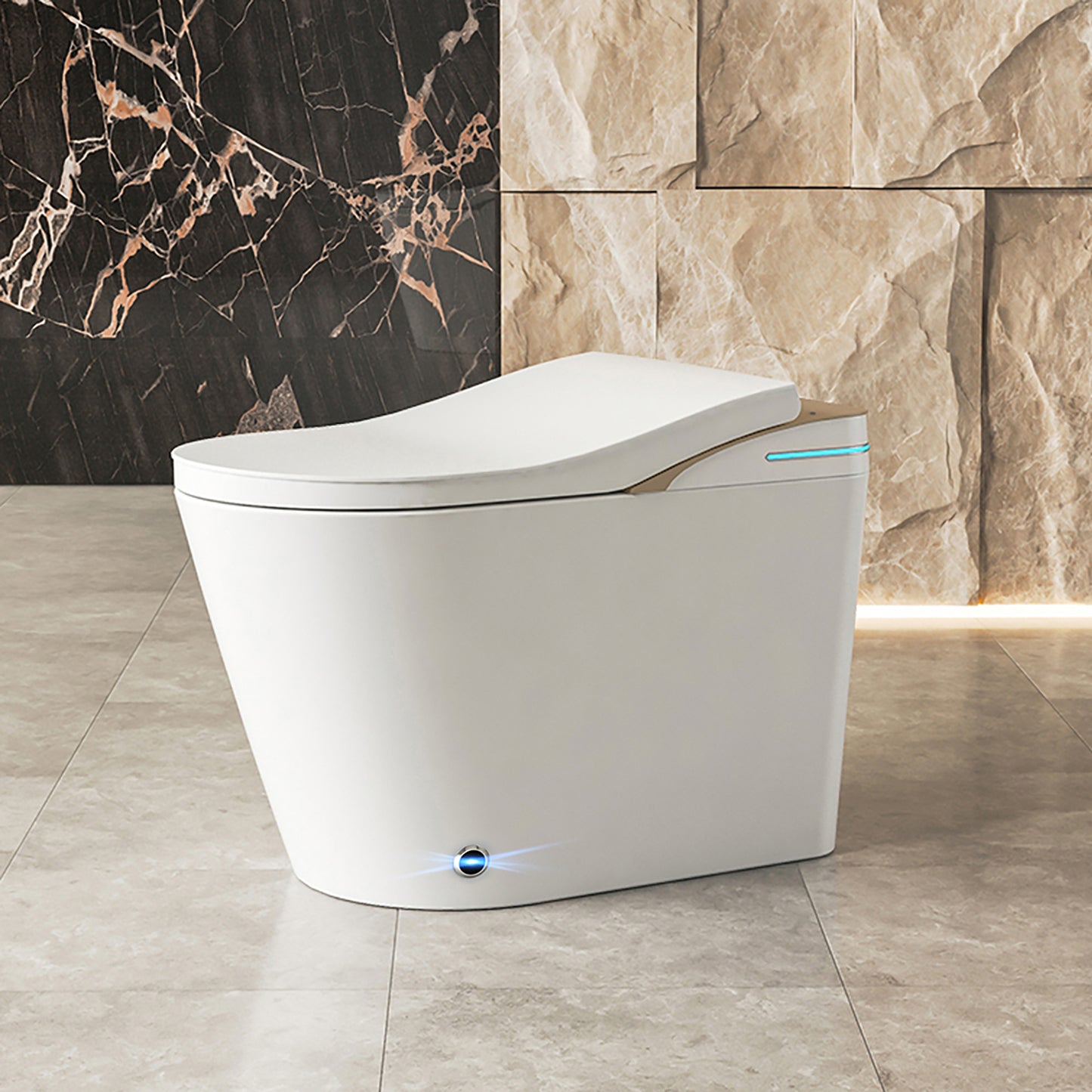 Loniko K1 Smart Toilet, One-Piece Bidet, Heated Seat & Auto Flush