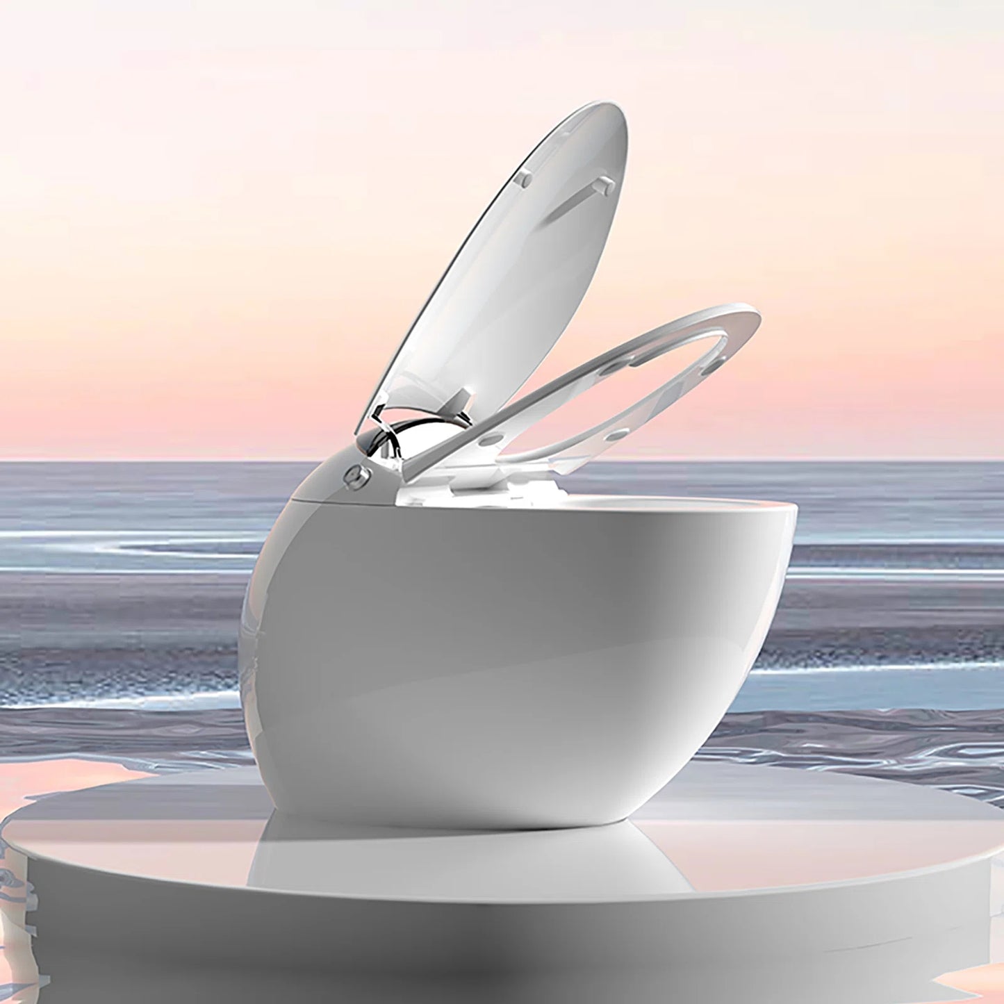 Loniko Y1 Space Capsule Smart Toilet, Featuring Automatic Opening And Closing