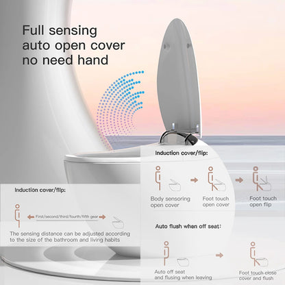 Loniko Y1 Space Capsule Smart Toilet, Featuring Automatic Opening And Closing