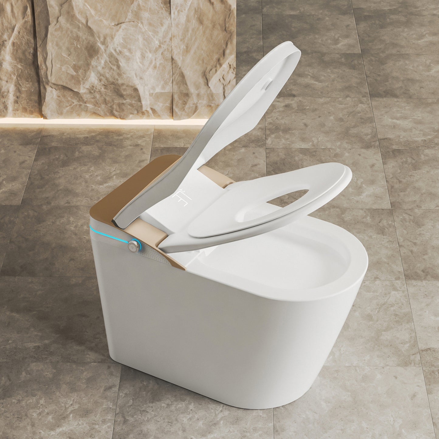 Loniko K1 Smart Toilet, One-Piece Bidet, Heated Seat & Auto Flush