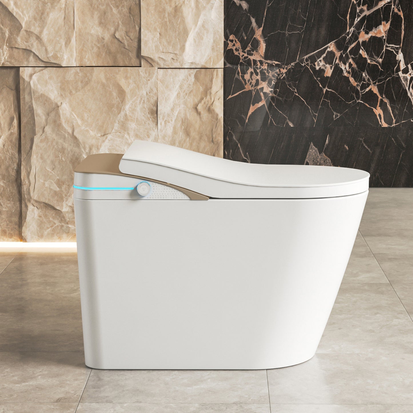 Loniko K1 Smart Toilet, One-Piece Bidet, Heated Seat & Auto Flush