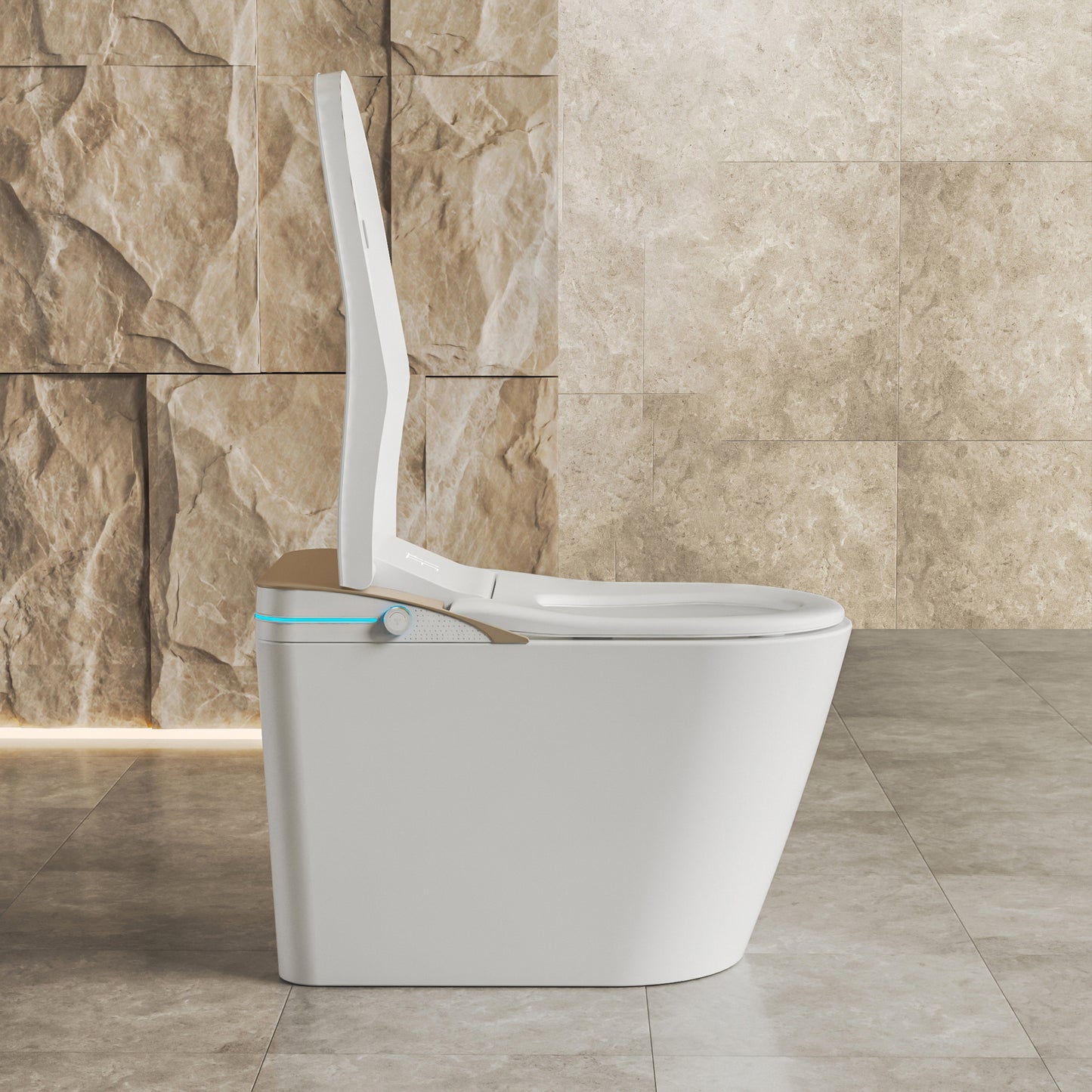 Loniko K1 Smart Toilet, One-Piece Bidet, Heated Seat & Auto Flush