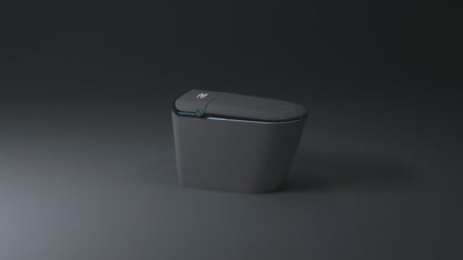 Loniko U2 Auto Open & Close Smart Bidet Toilet with Foot sensor, Tankless Toilet with Auto Flushing