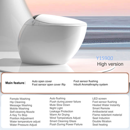 Loniko Y1 Space Capsule Smart Toilet, Featuring Automatic Opening And Closing